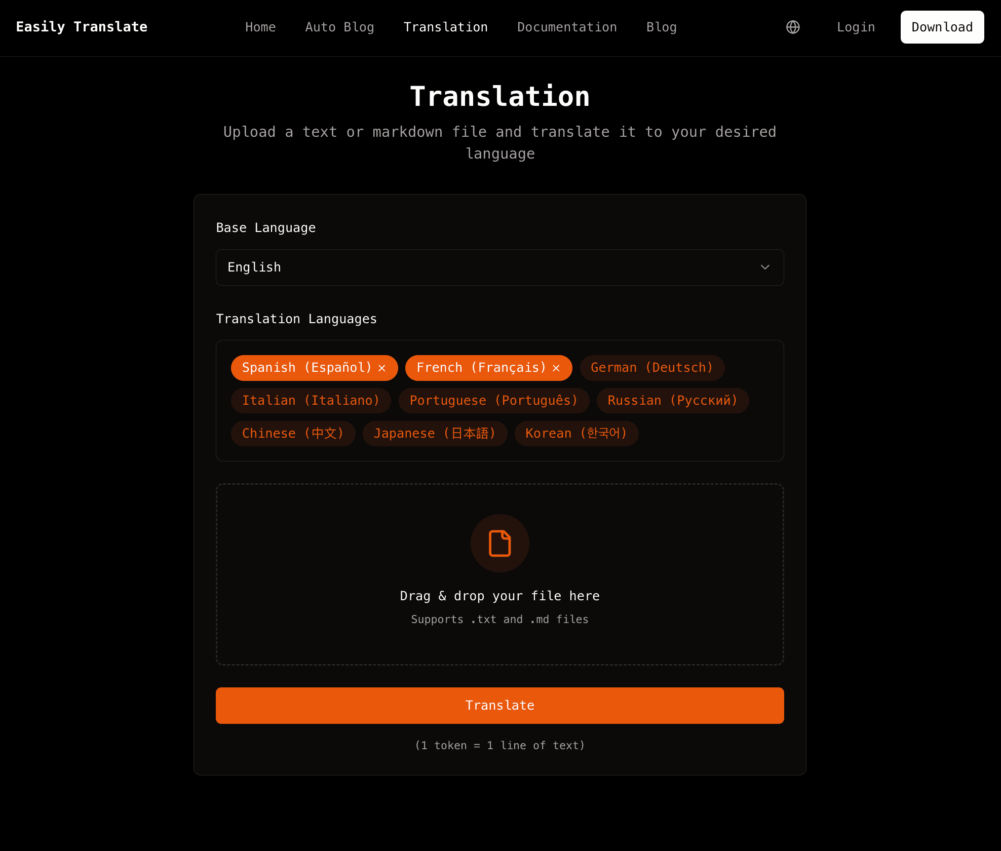 Professional File Translation